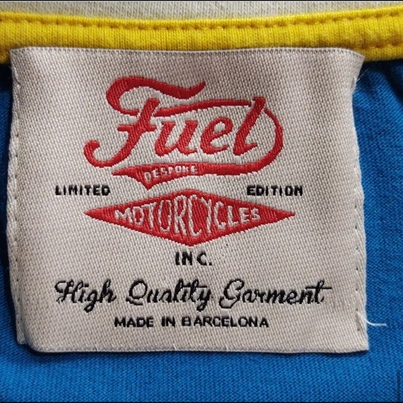 Fuel Motorcycles Barcelona Biker Shirt (RARE) - Picture 11 of 12